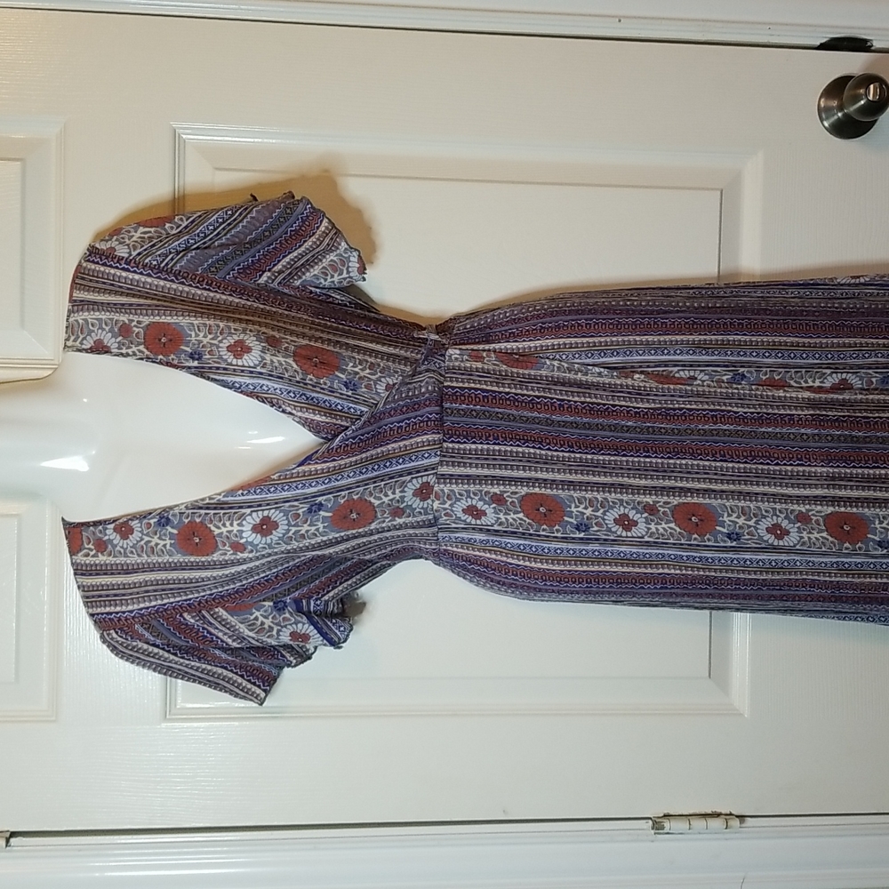 Patrons Of Peace Boho Wrap Maxi Dress - Picture 2 of 16
